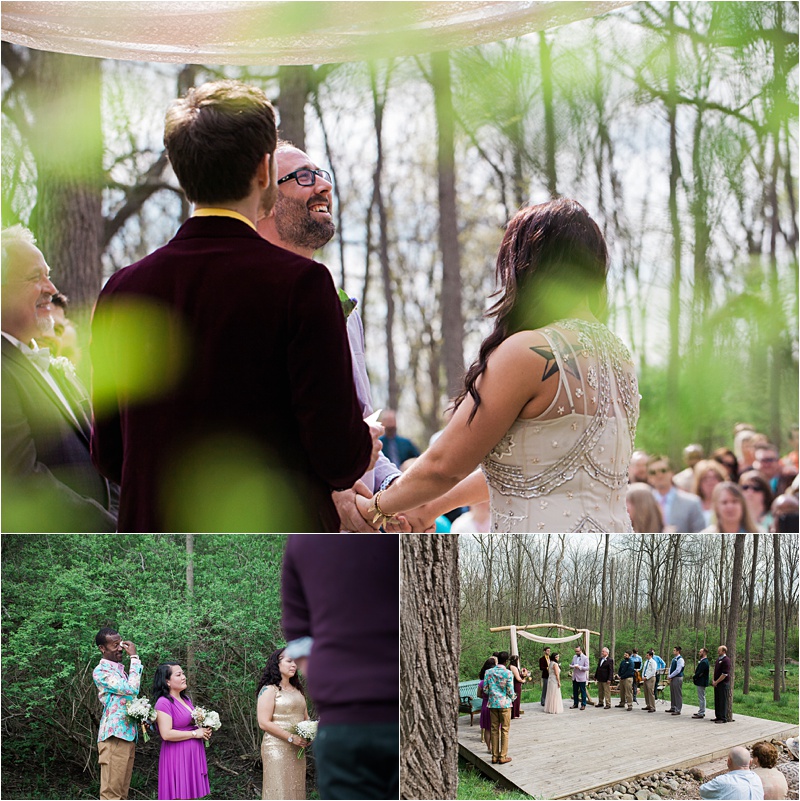 Lansing DIY Barn Wedding Michigan ceremony 